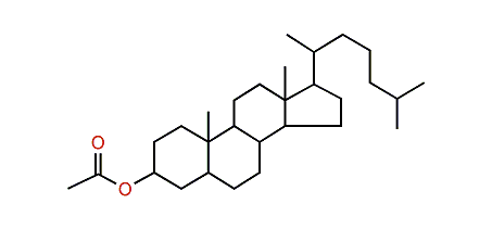 Cholestan-3alpha-ol acetate